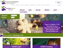 Tablet Screenshot of premier-sourcecu.com